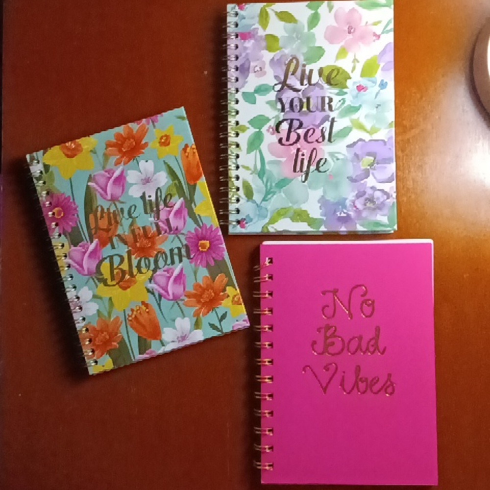 3 PACK OF NOTEBOOKS